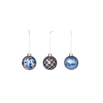 Stine Goya Christmas Baubles Blue Shop Online Hos Blossom